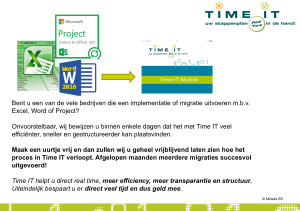 Excel-word-of-project?